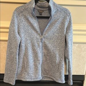 Eddie Bauer Full Zip Fleece Jacket Sweater M